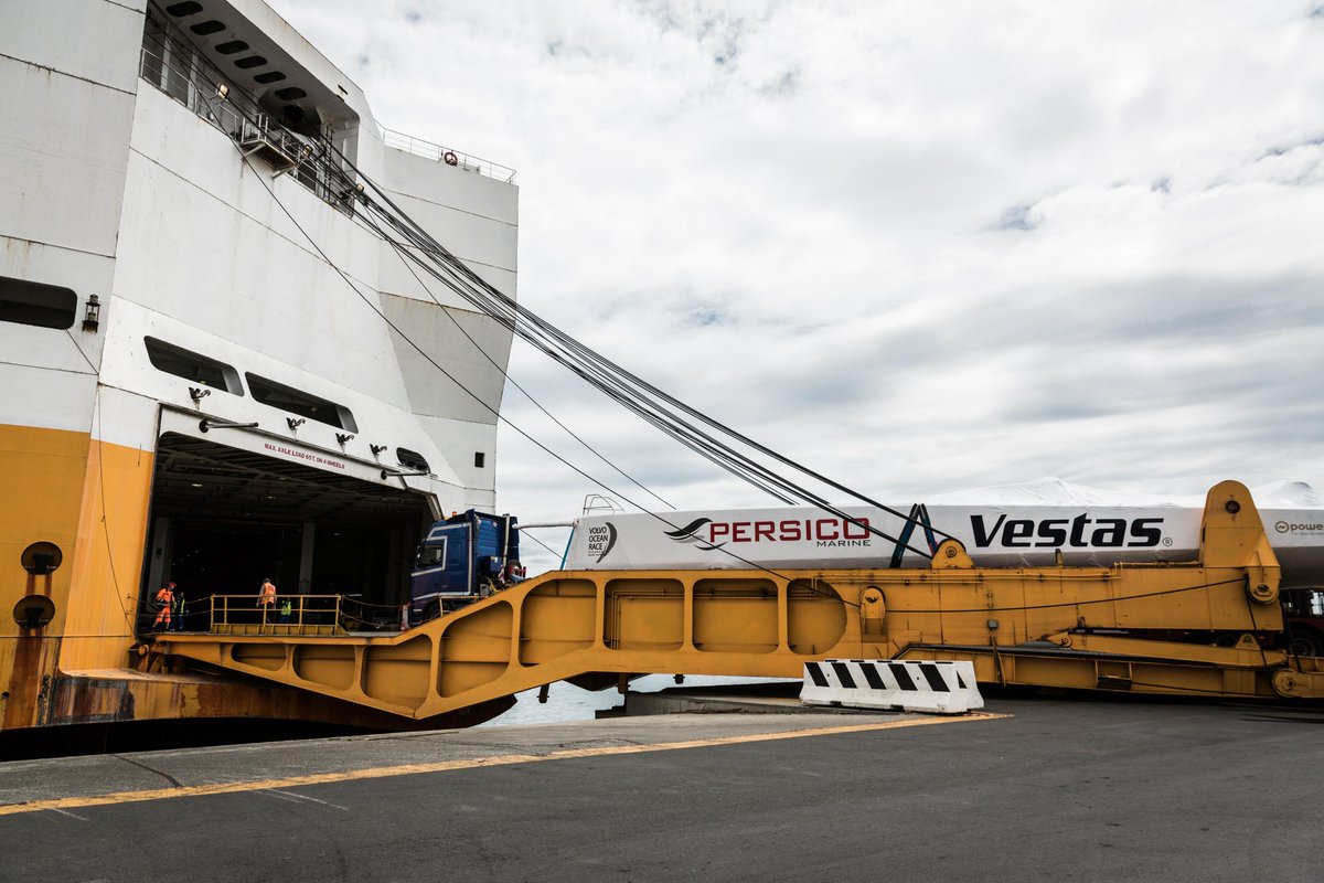 theoceanrace's tweet photo. New photos from @TeamVestasWind's journey from Italy to Portugal to rejoin the race on Leg 8! #VOR http://t.co/B7fyhBKGN3