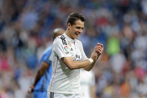 record_mexico's tweet photo. NOTA: Javier 'Chicharito' Hernández se despide con gol del Real Madrid http://t.co/GELBVnRsIN http://t.co/54HlVlbTV9
