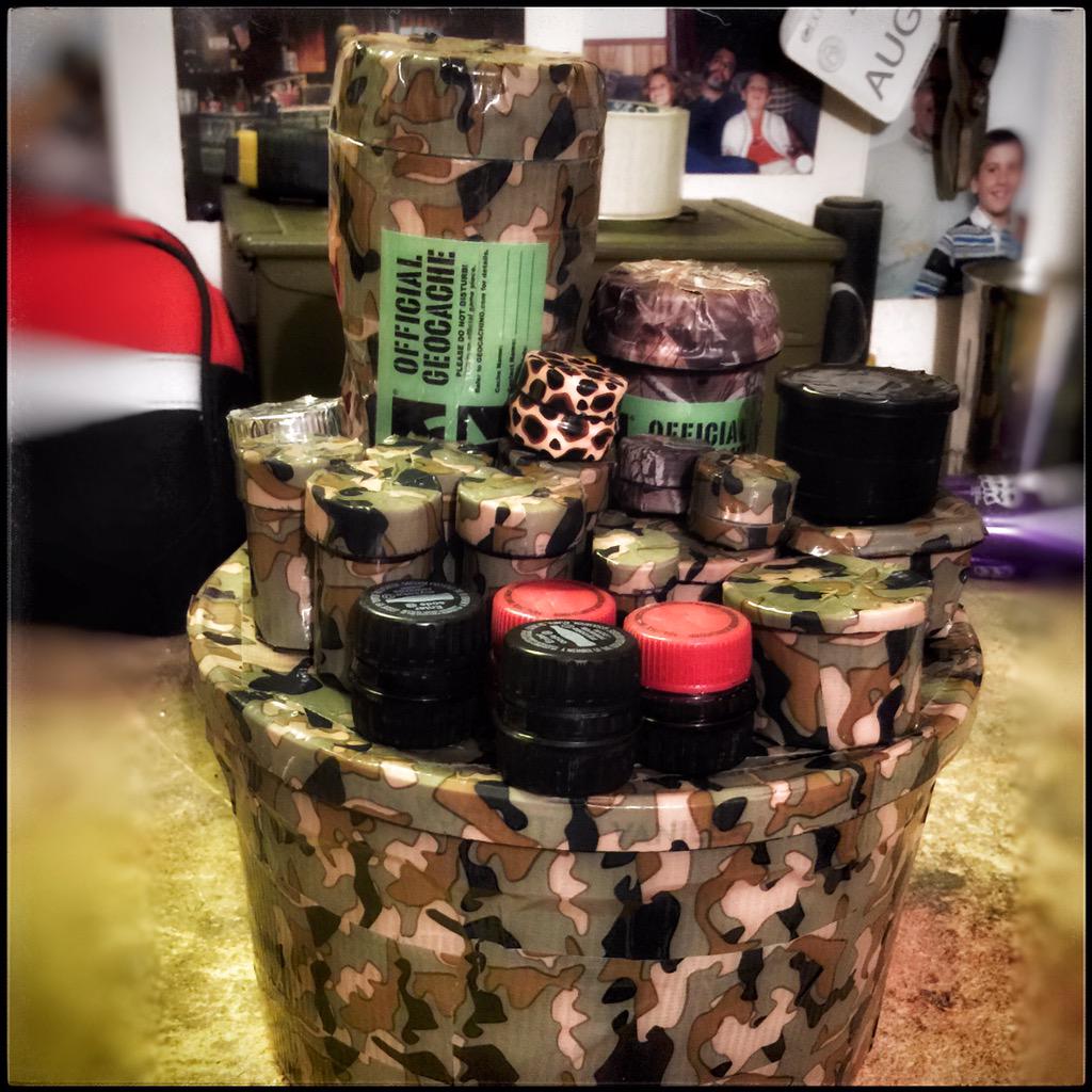 MSGeocaching's tweet photo. Another batch of #geocaching containers. #groundspeak #evilgeocache #uniquegeocache #cachemaster #mooseandsquirrrel http://t.co/8gREMnrqw5