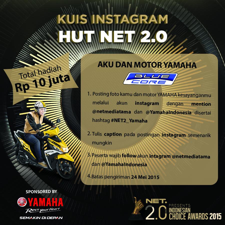 mdtvindonesia's tweet photo. Hari ini terakhir posting foto Aku dan Motor Yamaha, yg msh blm kirim, buruan ikutan! @YamahaIndonesia #NET2_Yamaha http://t.co/WRzqbjMg5A