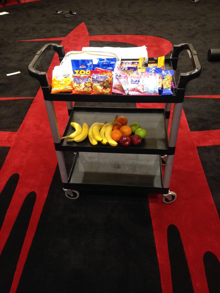 TaraBoening's tweet photo. We've got the good stuff down here! @Chef_Reys filets&salmon not pictured 😉 @RobertaAnding #rocketfuel #halftimefuel http://t.co/9pAQyXDvPr