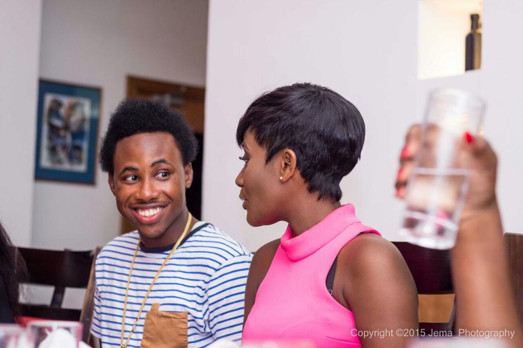 zillsmaine's tweet photo. #PrettyTrap! Smiling is my fav hobby. I think Efya was telling me something nice. She's an awesome young lady tho... http://t.co/JP2eD24hX6
