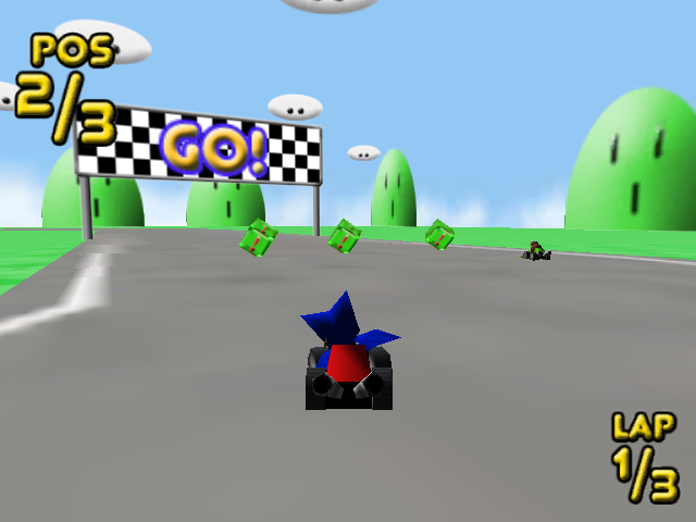 SIACTRO's tweet photo. Yes, this is the new #Macbat level. Yes, this is a kart racing level! ;) #screenshotsaturday #indiedev #gamedev http://t.co/4Welb3dNIn