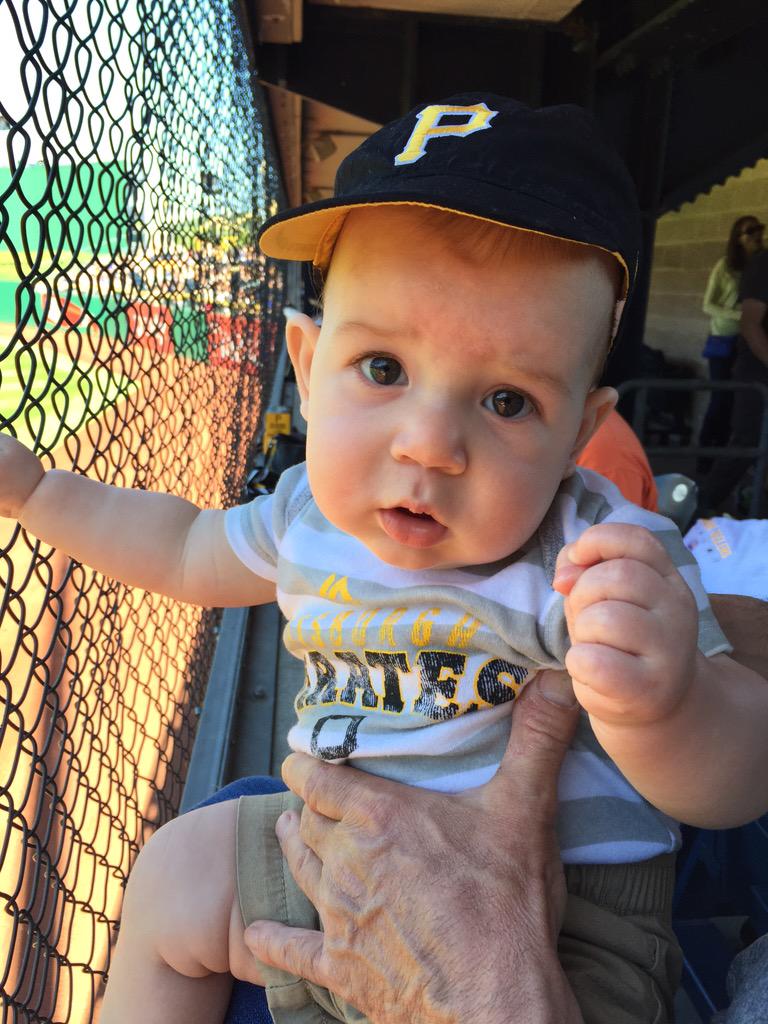 First #bucco game! <a href="/Pirates/">Pittsburgh Pirates</a> #LetsGoBucs #austinacierno