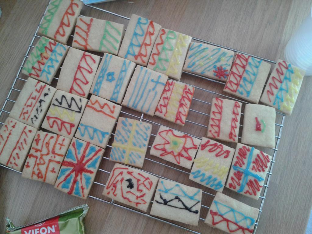 yorkshireweirdo's tweet photo. @bbceurovision  our eurovision biscuits!#EurovisionSongContest http://t.co/1zvGJo5WUd