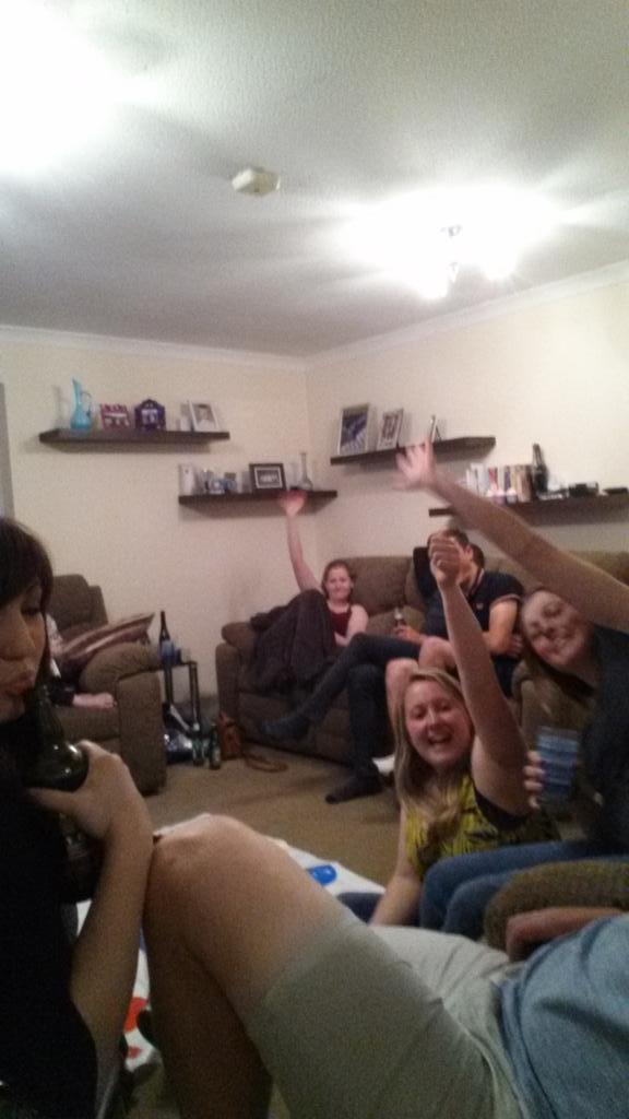 JoshEames's tweet photo. #bbceurovision eurovision party and twister http://t.co/GKiVOqvQHd