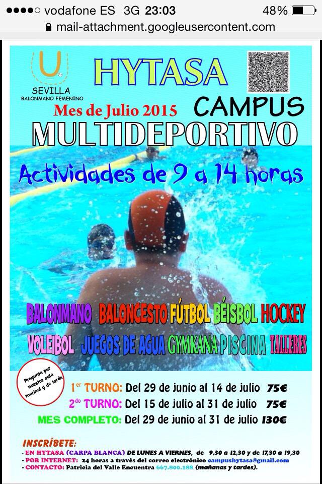 CAMPUS DE VERANO 2015.
Ven y diviértete como lo has hecho todos estos años. ¡Muchas sorpresas te esperan!