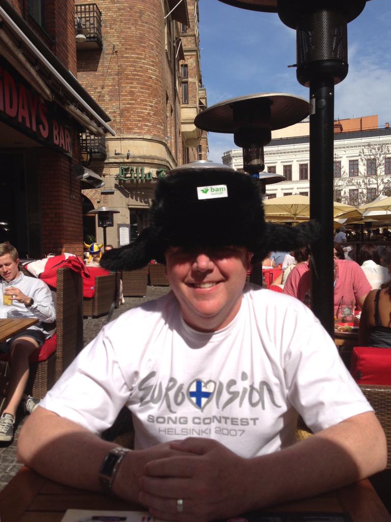 Chivdog's tweet photo. @bbceurovision 'bucket of cream' failed to qualify http://t.co/wNBlZsOtQW