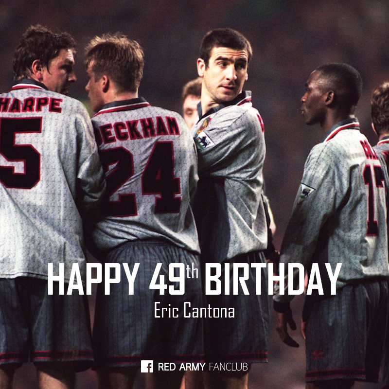 Happy 49th Birthday Eric Cantona  