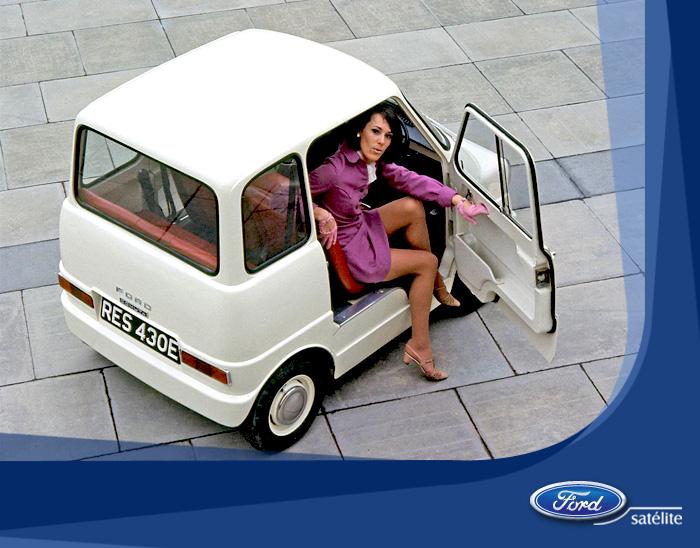 Ford_Satelite's tweet image. #Ford presentó en el Salón de Ginebra en 1967 el primer prototipo de coche eléctrico llamado #Comuta.