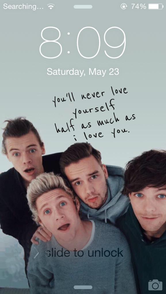 fancreen's tweet image. • one direction lockscreen, follow us, rt and we will dm it to you /nic 
#askdirectioner