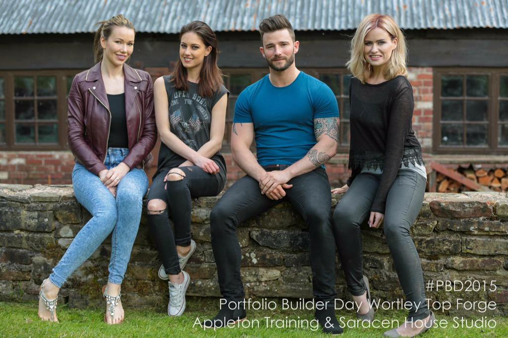SaracenHouse's tweet photo. Portfolio Builder Day Models   @nickyphillips91  Kerry-Ann @Darryl_Taylor_  and Laura lolly #PBDB2015 @Applephoto http://t.co/iVwU9asedp