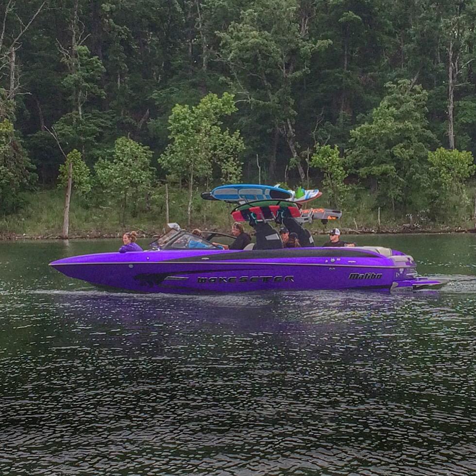 The all metal flake <a href="/malibuboats/">Malibu Boats</a> has found its new home.