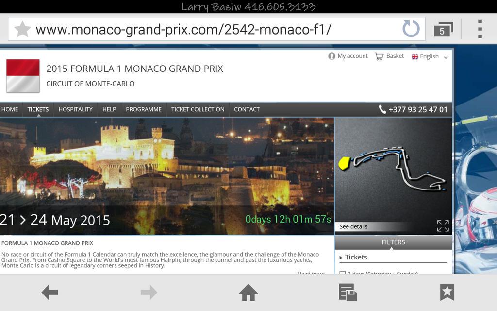 lbaziw's tweet photo. Just 12 hours to Monaco Grand Prix Start http://t.co/bNOUmgicPg
