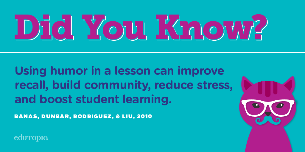 edutopia's tweet photo. Life is better when you're laughing. http://t.co/c1HuGj3gj2