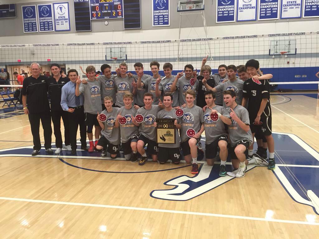 TheOPCage's tweet photo. Your 2015 CIF Volleyball Champions! #GoEagles http://t.co/ToqsNEgP6B