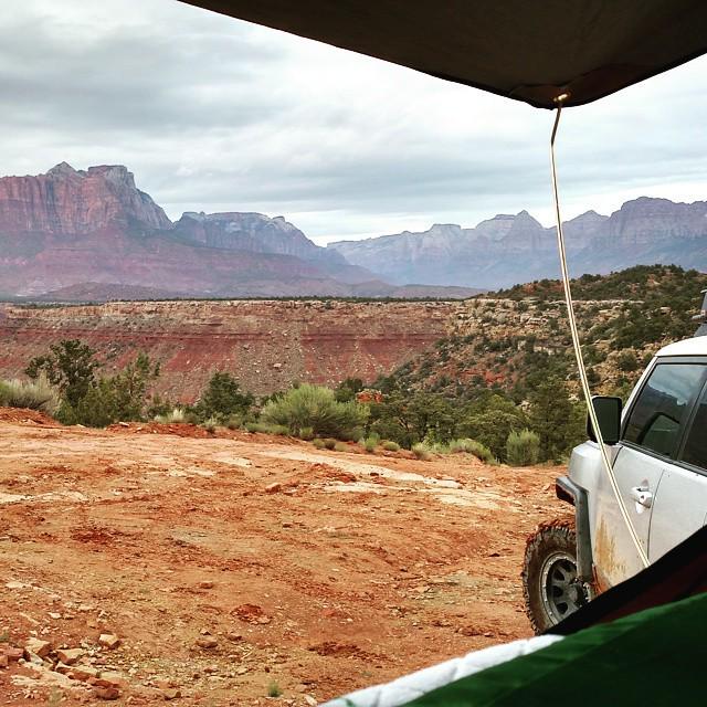 krenzelman's tweet photo. A room with a view. #overland #vfjc #livinthedream #offroadtrailguide http://t.co/3k978YgbFp http://t.co/Avxie6YpQH