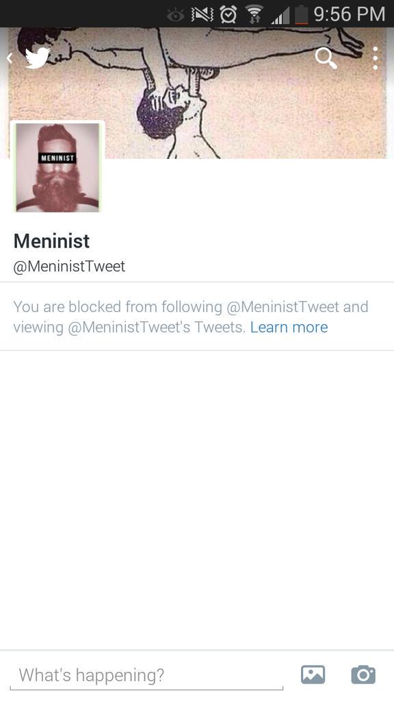 Redallsport's tweet photo. @MeninistTweet Fraud.Blocked beacuse I said Wasted beacuse you got roasted by @NegroMeninist Attention whore http://t.co/7TFcICuxuO