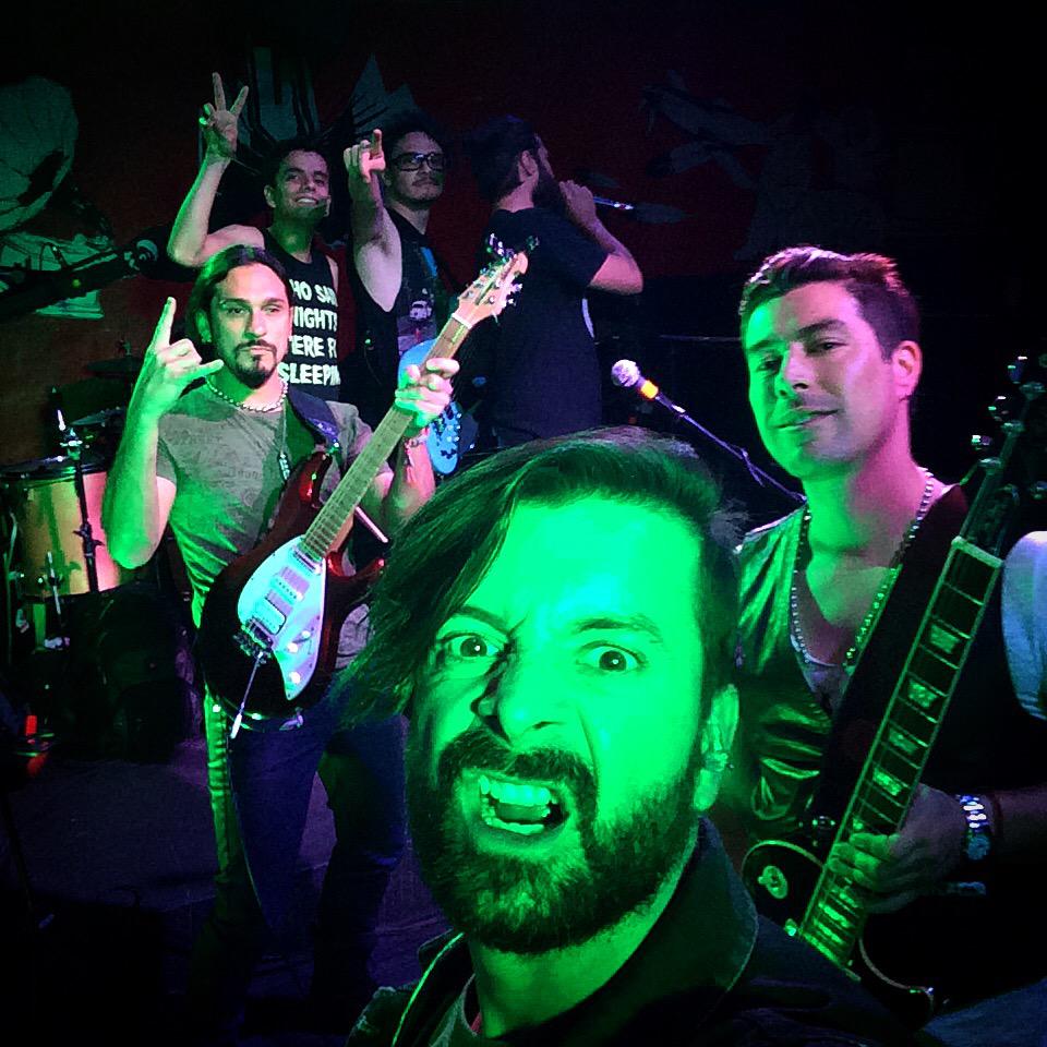 ROCKAMUSICA's tweet photo. Ready for The show ... One more time #RockaTourMex2015 @doplerbar @monlaferte 10pm #texcoco MX #DATE13 http://t.co/hhMl7a5aLd
