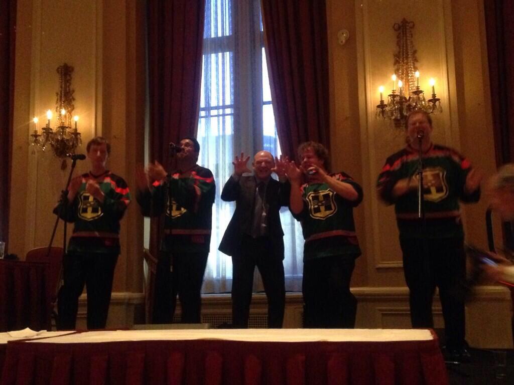 KennyVLimaC's tweet photo. How was the entertainment tonight at #ymcaagm. This good? http://t.co/f7MqxEYmeP