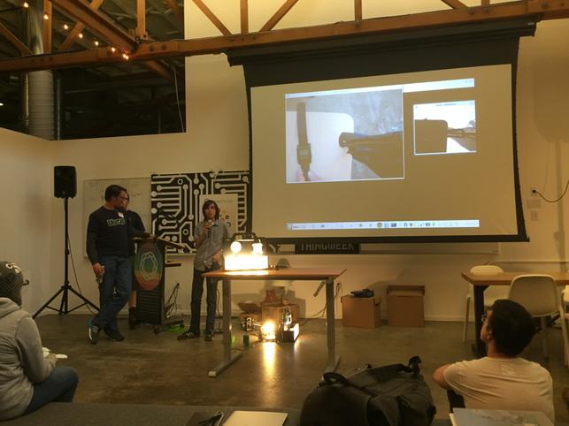 meld_tech's tweet photo. Pebble watch controlling lights at #HoTPDX #ThingWeekPDX http://t.co/zgBKEJ95H1 http://t.co/NBEsu6dOHZ