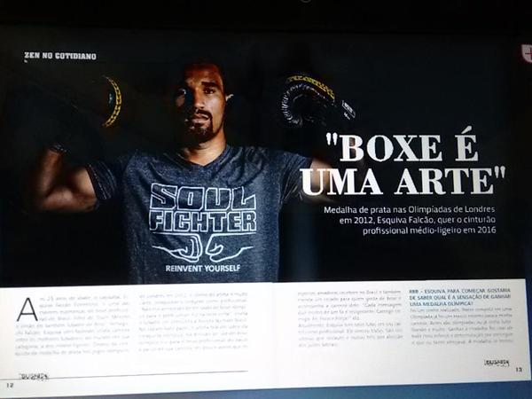 esquivafalcao's tweet photo. #RevistaBushidoBrasil @bushidobrasil  #UFC187 Eu na revista Bushido Brasil #boxe #mma #ufc #junglefc #soulfighter #os http://t.co/9UmlQb8yct