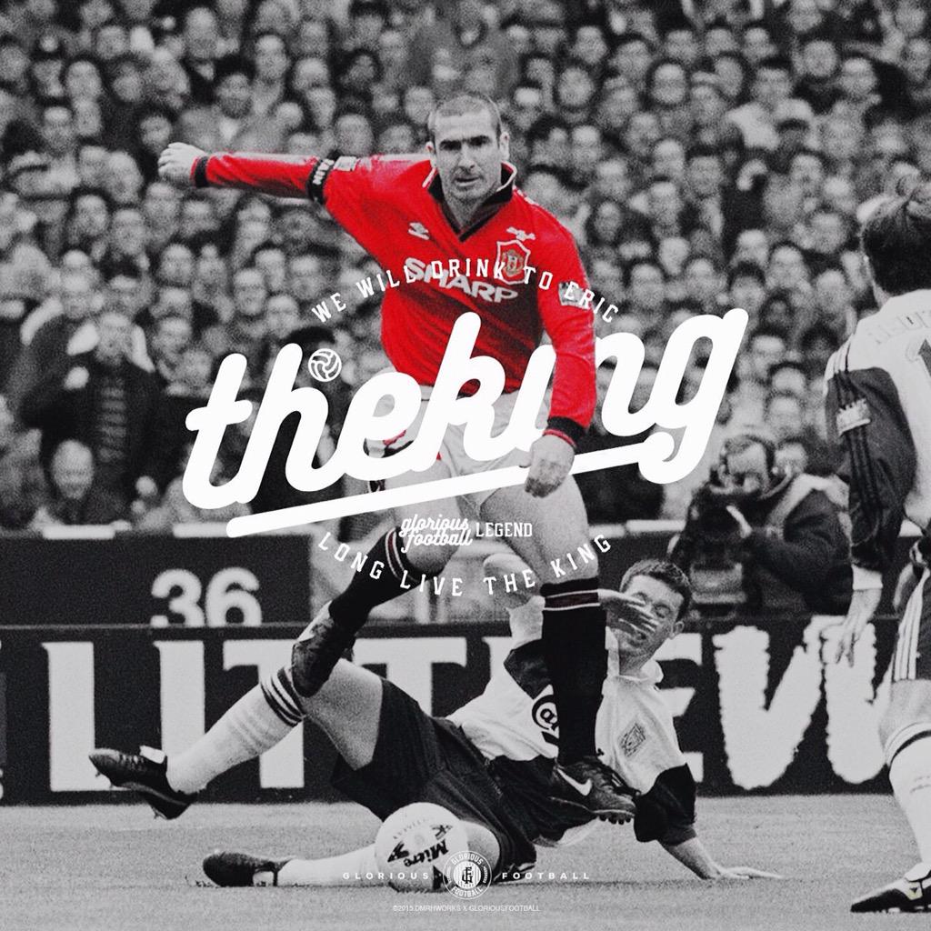 Long live the king! happy 49th birthday. Eric Cantona.     