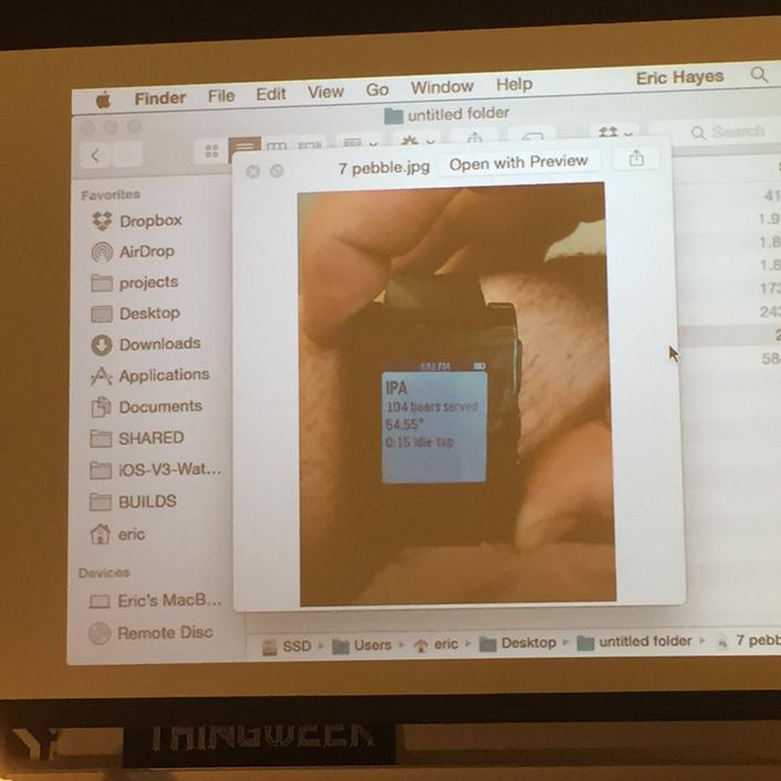 meld_tech's tweet photo. Hack a Beer - watch edition at #HoTPDX #ThingWeekPDX http://t.co/zgBKEJ95H1 http://t.co/4AJo4iV67F