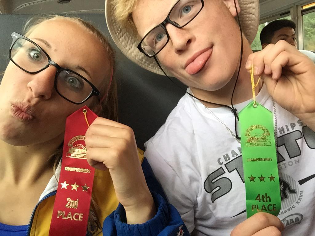 maddiemichaud's tweet photo. Bae and I are ready for state next weekend 😈🏆 #sub46 http://t.co/n6ES8eOJss
