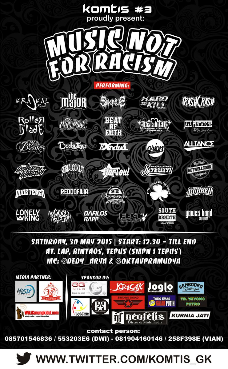 LStoryinMidday's tweet photo. Be there guys!
Come join us, support band indie lokal..!
Biar makin hits dan kekinian 👊😁
@Komtis_Gk @musikwonosari 
 http://t.co/tzkdNTzvhO"