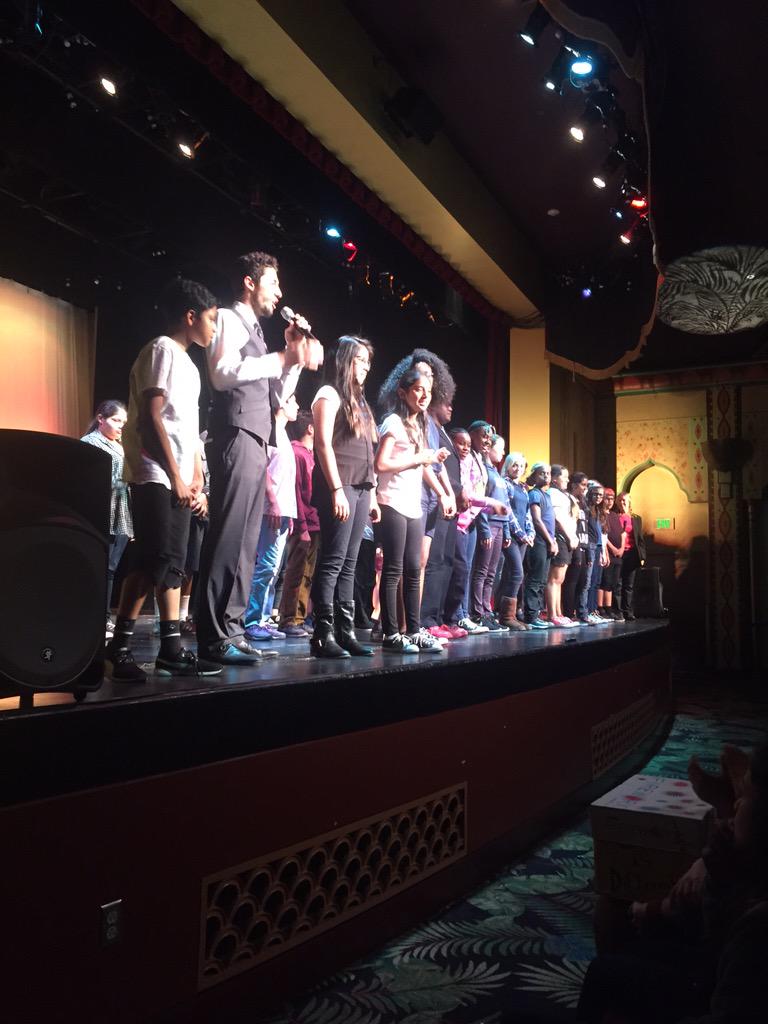 MitchellColley's tweet photo. .@LAUSDArts @LASchools #theatre #festival this past Thursday. #artsmatter #lausdfreshstArt #letscelebrate http://t.co/iX6GD0dHDp