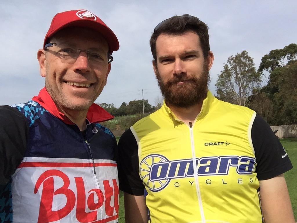 Kippa_Kippo's tweet photo. Chad 3rd, me 2nd at the TT today. Chad is scary, almost zero training &amp; podiums! @TeamBlotto @omaracycles http://t.co/Hhj9ibfSzg
