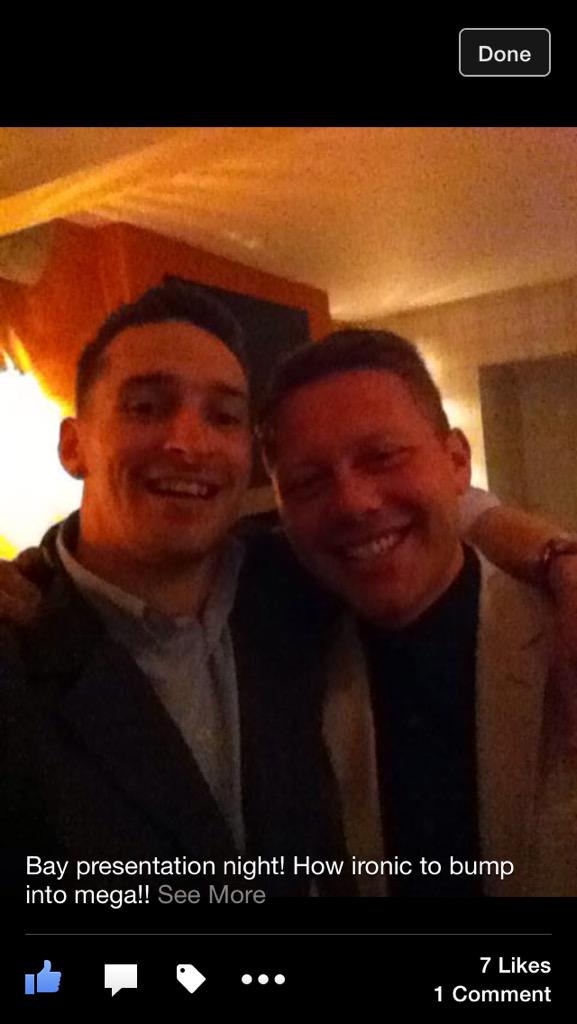 OvendenWRFC's tweet photo. @escafelddanny at @BayAthleticFC presentation night last night officially handing the trophy over to bays frankie!!! http://t.co/88AVKjgHCY