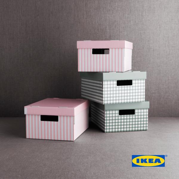 Salestok 145 Ikea Pingla Kotak Isi 2 Pcs Ukuran 37x18x28 Cm Dengan Penutup Shopee Indonesia
