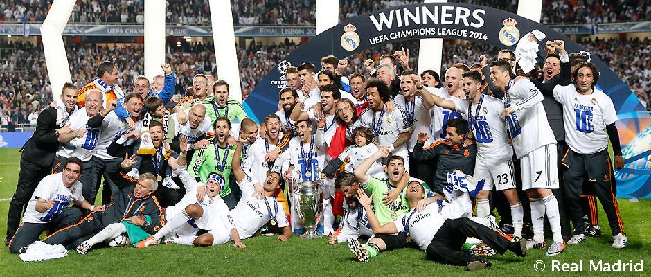 realmadrid's tweet photo. Hoy se cumple un año de LA DÉCIMA. http://t.co/ZWT4ksQfqQ 

#HalaMadrid #RealMadrid http://t.co/5POmQHwhpC