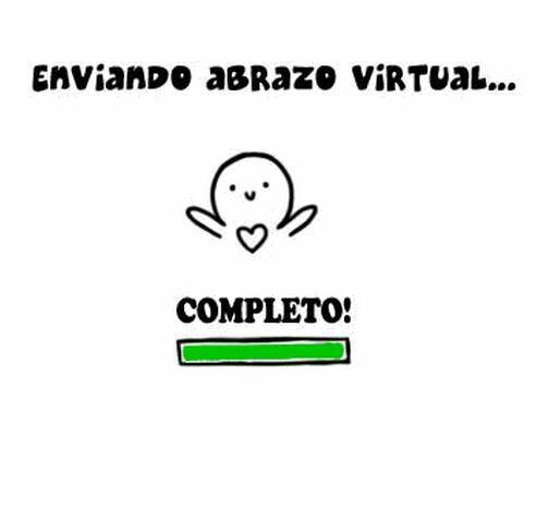 ¡Un abrazo para empezar bien el día!