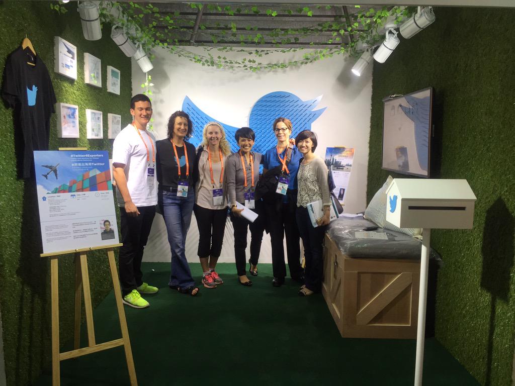 The Twitter team for the first time @CES_Asia @intlCES helping Chinese companies reach out on a global scale #china