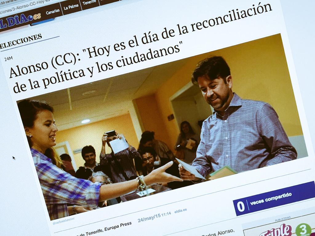 CarlosislaUE's tweet photo. Ilusión para salir adelante y participación para q sea proyecto de todos. Hoy toca votar, mañana seguir participando http://t.co/Uwt67HjmHV