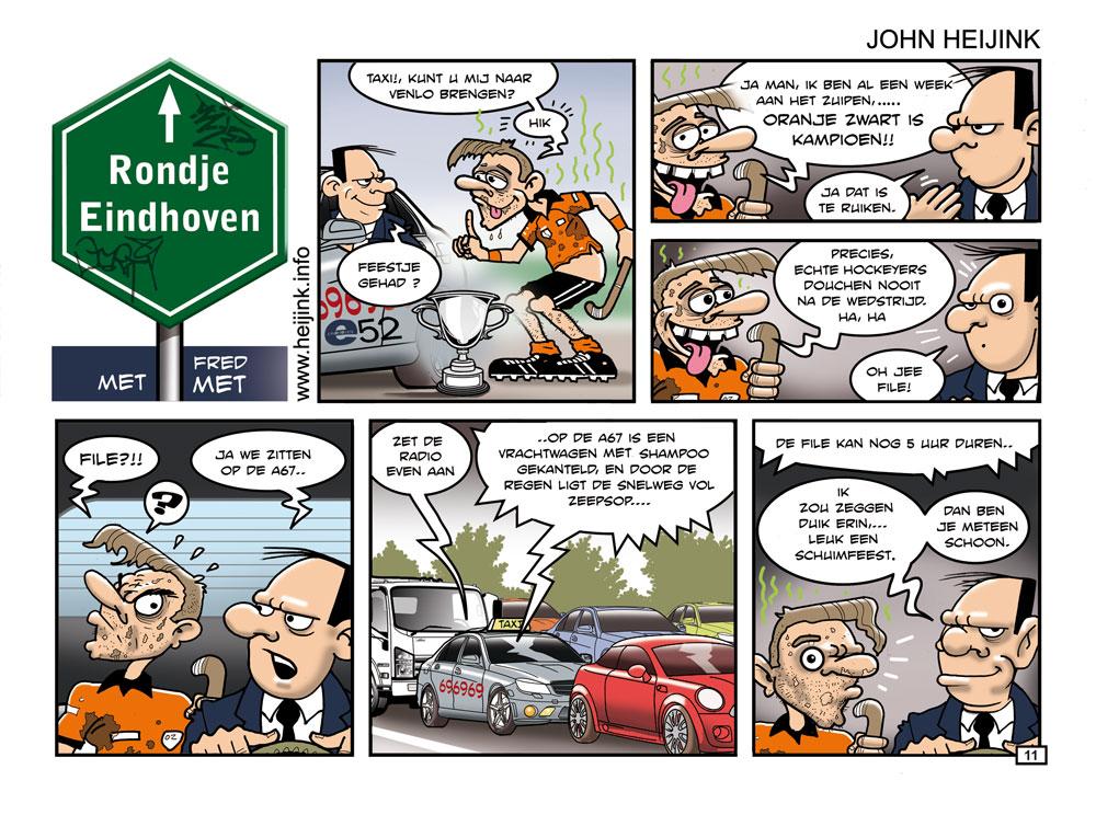 InnoOriginsNL's tweet photo. Fred Met neemt een @OZHeren1  speler mee in de taxi, maar belandt in een file op de #A67.  https://t.co/wNB3poY6yA http://t.co/t8eYEmOTo0