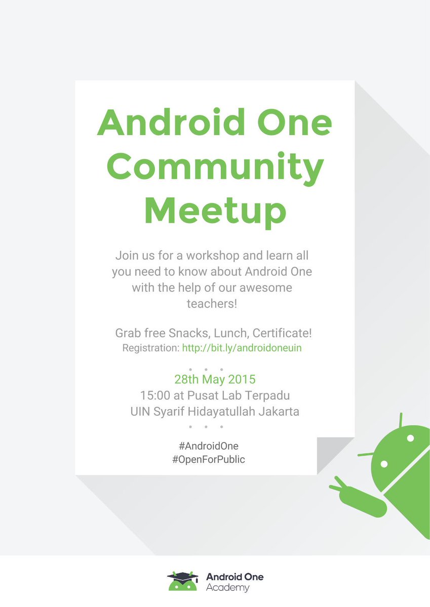 Segera daftarkan dirimu di bit.ly/androidoneuin