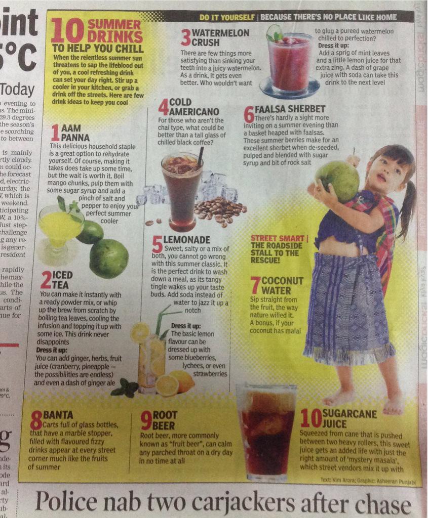 sprasadfj's tweet photo. #Delhi Heatwave at 45celcius #home #remedies #faalsa sherbet #banta #aam panna #jal zeera or #Fijime @natlonehat http://t.co/aWIvdcMo5I