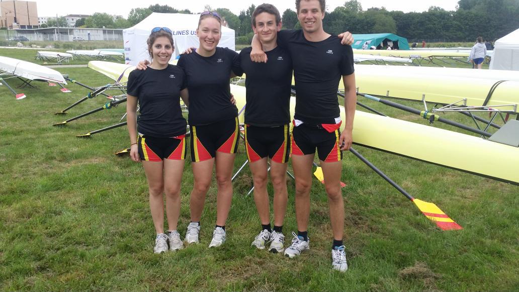 Rosinski_A's tweet photo. Championnats de France FFSU da Iron,  le quatre de couple mixte de @Polytechnique rentre en finale A http://t.co/5aIckvFHF2