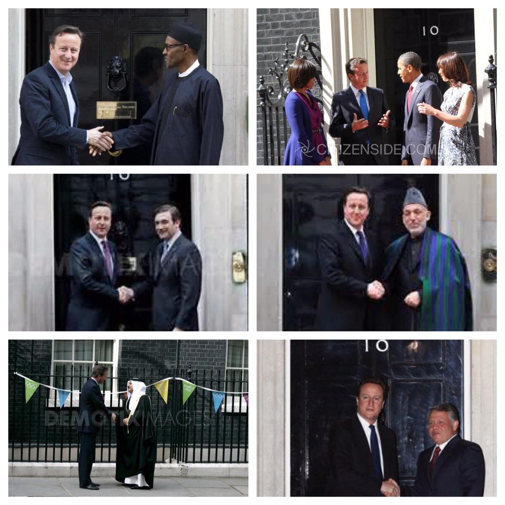 4eyedmonk's tweet photo. We are always here to educate, enlighten, and inform. This is how the PM of Britain receives important people http://t.co/YuAwrKxTeR