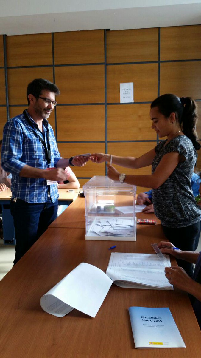 indepCala's tweet photo. ¡Buenos días! Habéis ejercido ya vuestro derecho al voto? Nuestro candidato por .@iuandalucia Sí.  #24M http://t.co/LiC5Z3qTqf