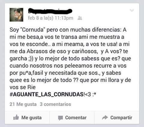 De huevo hay personas que piensan asi?  Un poquito de cerebro para ellas por favor :)