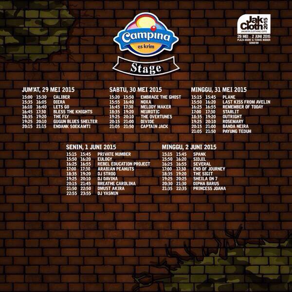 Hallo jangan lupa tanggal 30 mei ini <a href="/dividejkt/">TXT DARI DIVIDE</a> akan bermain di panggung campina Jakcloth jam 8 malam 😊👍