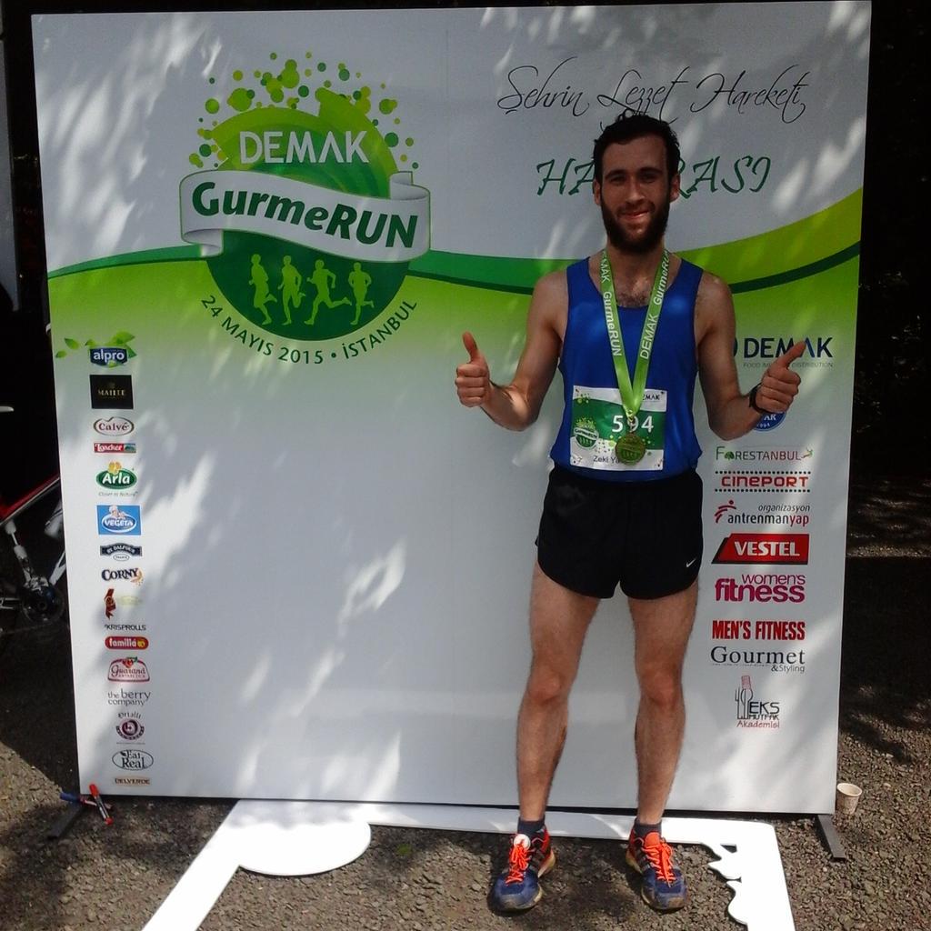 Tebrikler Zeki Yalınay! GurmeRUN'ı başarıyla tamamladığın için seni tebrik ediyoruz! <a href="/YalinayZeki/">Zeki Yalınay</a>
