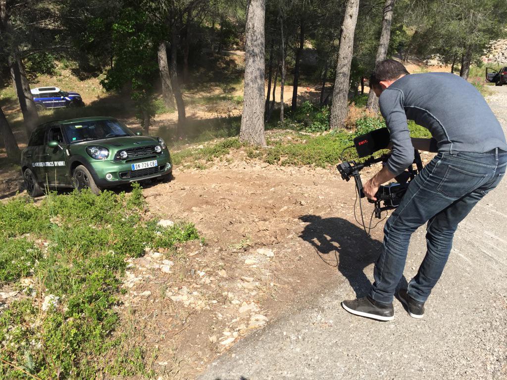 RealizeProd's tweet photo. Prise de vue des 4 roues motrices by @MINI_Officiel #MINIracingdays #FilmMakers http://t.co/vns8H1gSVK