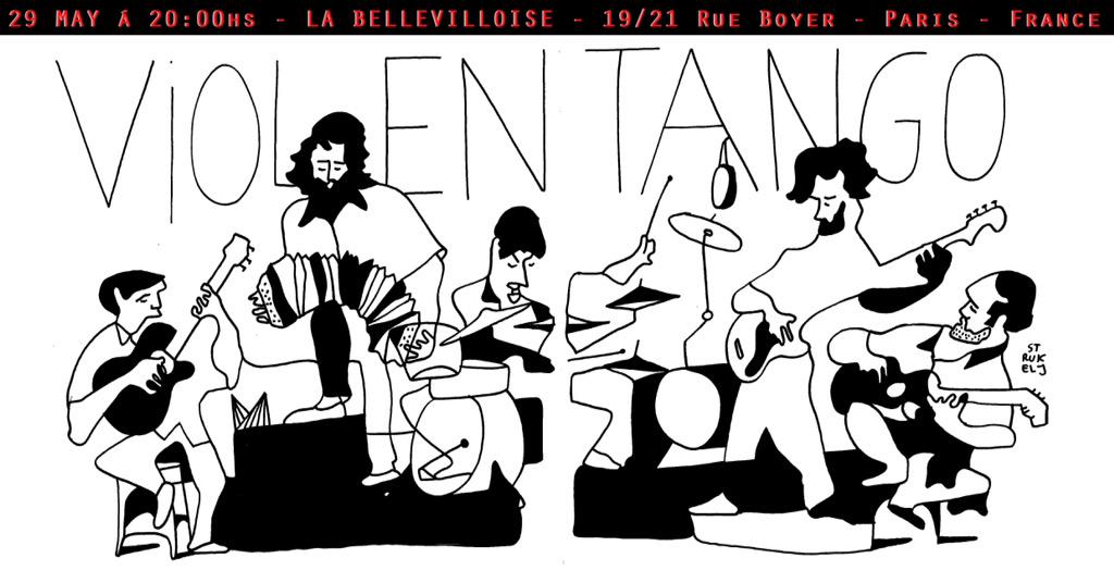 violentangotwit's tweet photo. 29May #Violentango concert a #Paris @LaBellevilloise - 20:00hs. - #France #EuropeTour http://t.co/3t5QT7PRME