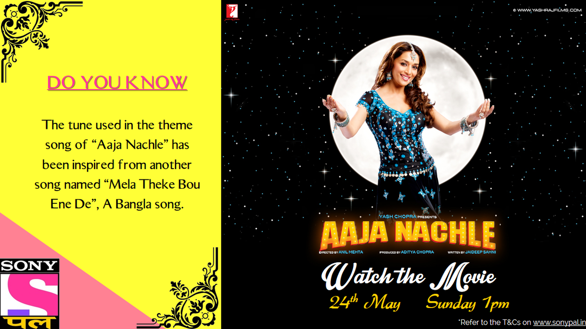 While we are preparing the last and final question of #AajaNachleOnSONYPAL  contest, enjoy this piece of trivia